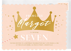 'Magical Princess Party' Kids Birthday Invitation