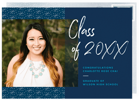 'Overlay Grad' Graduation Announcement