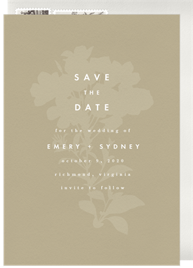 'Tivoli' Wedding Save the Date