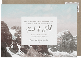 'The Rockies' Wedding Invitation