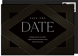 'Art Deco Geo' Gala Save the Date