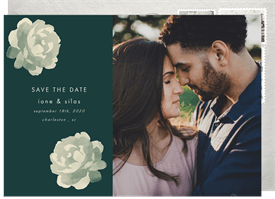 'Roses in Bloom' Wedding Save the Date