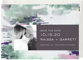 'Riverbed' Wedding Save the Date