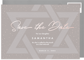'Contemporary Star' Bat Mitzvah Save the Date