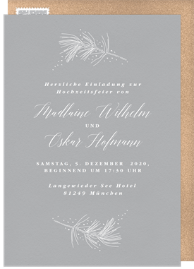 'Delicate Branches' Wedding Invitation