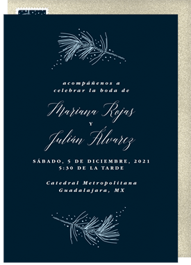 'Delicate Branches' Wedding Invitation