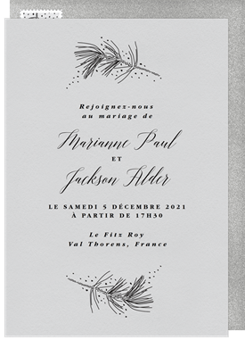 'Delicate Branches' Wedding Invitation