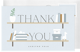 'Stock the Shelves' Baby Shower Thank You Note