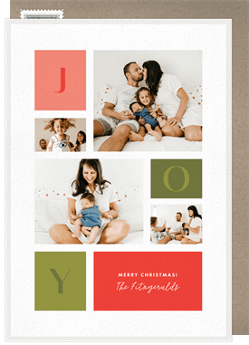 'Joy Frame' Holiday Greetings Card