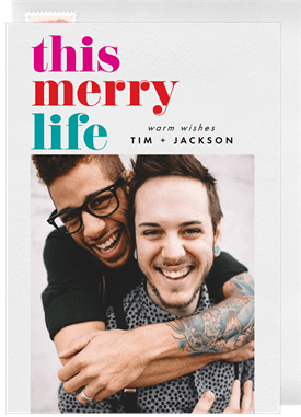 'This Merry Life' Holiday Greetings Card