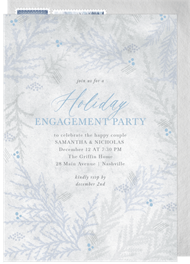 'Foraged' Party Invitation