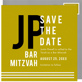 'Main Feature' Bar Mitzvah Save the Date