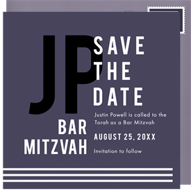 'Main Feature' Bar Mitzvah Save the Date