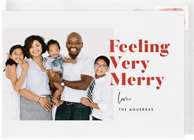 'Modern and Merry' Holiday Greetings Card