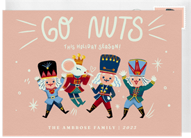 'Go Nuts' Holiday Greetings Card