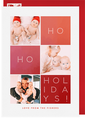 'HoHoHolidays' Holiday Greetings Card