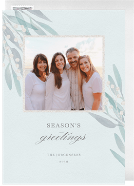 'Breezy Foliage' Holiday Greetings Card