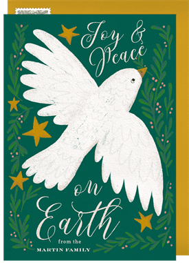 'Peace Dove' Holiday Greetings Card