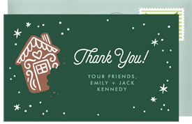 'Holiday Cookie Swap' Holiday Party Thank You Note