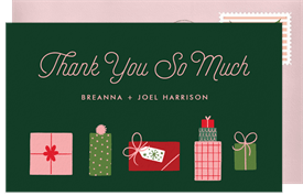 'Presents Galore' Holiday Party Thank You Note