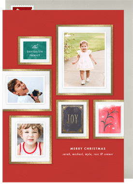 'Framed' Holiday Greetings Card