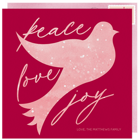 'Dove Peace' Holiday Greetings Card
