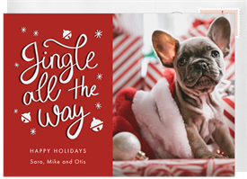 'Jingle Bell' Holiday Greetings Card