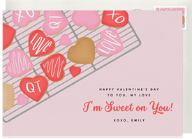 'Sweetheart Cookies' Valentine's Day Card