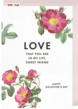 'Sweet Friend' Valentine's Day Card