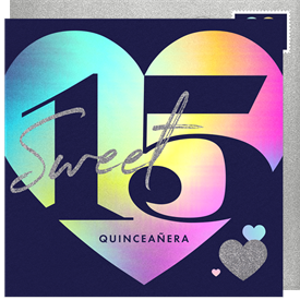 'Sweetheart Quinceañera' Quinceañera Invitation