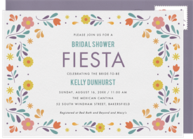 'Floral Fiesta' Bridal Shower Invitation
