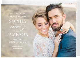 'Forever Faithful' Wedding Save the Date