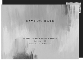 'Linear' Wedding Save the Date