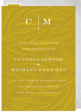 'Wheat Fields' Wedding Save the Date