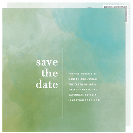 'Beautiful Blend' Wedding Save the Date