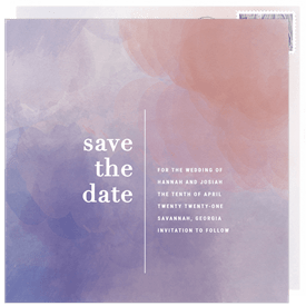 'Beautiful Blend' Wedding Save the Date