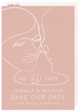 'Couple In Love' Wedding Save the Date