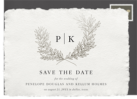 'Distinguished Monogram' Wedding Save the Date