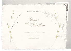 'Delicate Botanicals' Wedding Save the Date