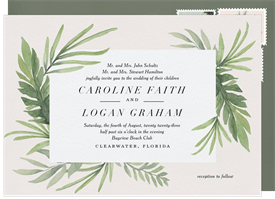 'Lush Tropics' Wedding Invitation