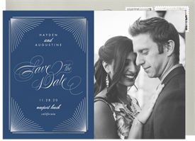 'Gilded Bursts' Wedding Save the Date