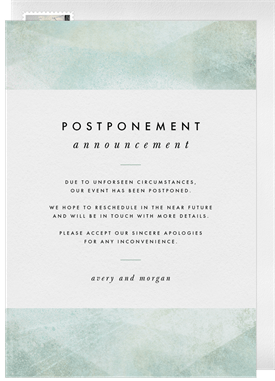 'Subtle Bands' Cancel / Postpone an Event Announcement
