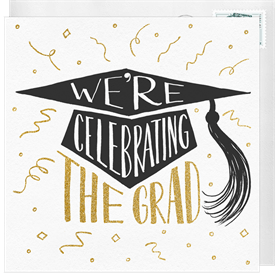 'Celebrating the Grad' Graduation Invitation