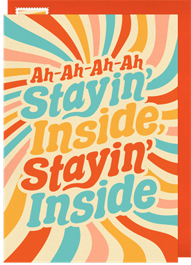 'Stayin' Inside' Thinking of You Card