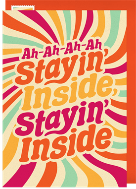 'Stayin' Inside' Thinking of You Card