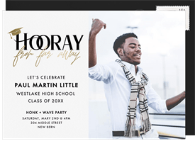 'Far Away Hooray' Virtual / Remote Invitation