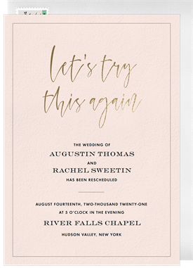 'Try Again' Cancel / Postpone an Event Invitation