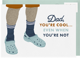 'Cool Dad' Father's Day Card