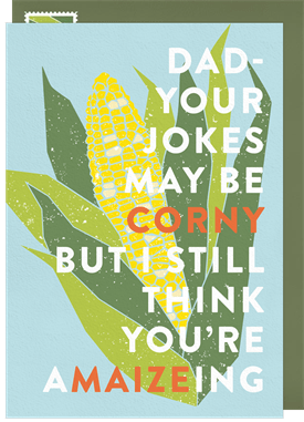 'Corny Dad' Father's Day Card