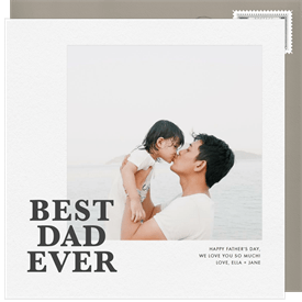 'Best Dad Ever' Father's Day Card